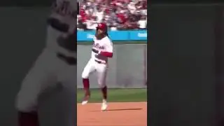 Brandon Marsh hits the Phillies first home run of the 2024 MLB season #phillies #shorts #ringthebell