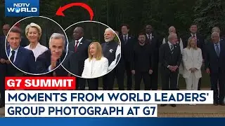 G7 Summit 2025 | PM Modi Joins World Leaders For Group Photo At G7 Summit