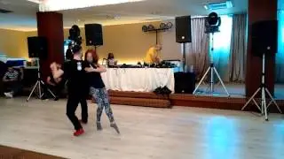 Teddy & Mitko - Bachata acrobatics - 3rd Mediterranean Salsa & Kizomba Festival Thessaloniki 2016