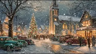 Frank Sinatra, Nat King Cole, Bing Crosby, Dean Martin 🎄 1950s Christmas Main Street & Vintage Jazz
