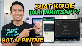 Buat kode sekarang makin gampang tanpa pintar koding cuma modal aplikasi WhatsApp!!