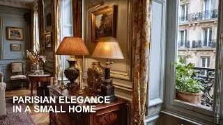 Parisian Elegance in a Small Home: Elegant Living for a Cozy Interior