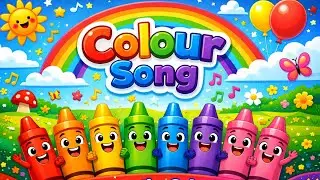 Color Color | Colour Song | Colors For Kids | Colour Cartoon | Red, Yellow, Blue and Green | Cartoon