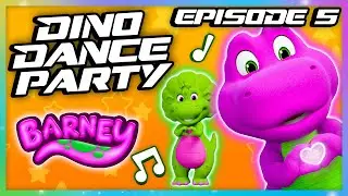 Never Too Little (Or Big!) To Dance | NEW Barney's World: Dino Dance Party | Ep.5 | Cartoon for Kids