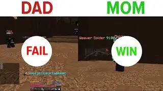 Noob vs Pro damage test on skyblock (ft. Mekzz)
