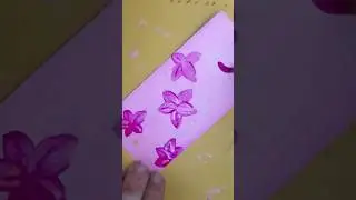 Cute floral  handmade bookmark. #bored #viral #aesthetic #art #bookmarks #handmadebookmark handma