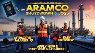 ARAMCO Shutdown Jobs 2025 | Huge Salaries & Easy Interview Process