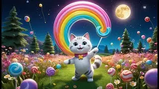 Cookie Cat and the Jellybean Jungle | Fun Animal Song for Kids | Sing Along in the Jellybean Jungle