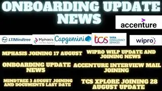 Onboarding delay update news joining|Mphasis ,Wipro ,Tcs xplore, Accenture interview,Lti mindtree