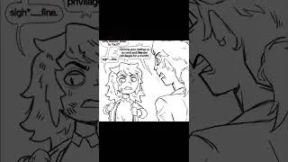 Abaddon gets a bath and new clothes pt 1||Haunted hotel comic dub|| made by suyilz_ on TikTok||
