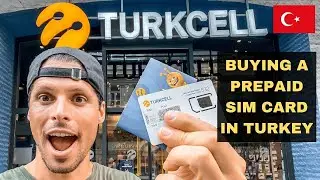 Buying a Prepaid Sim Card in Turkey 🇹🇷