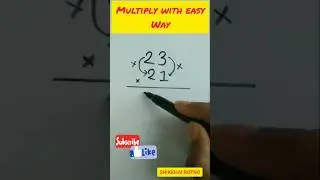 Title:Multiply with east way||math tricks #mathtricks #easymath
