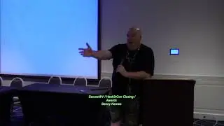 Speaker 20 SecureWV Hack3rCon Closing Awards Benny Karnes