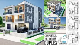 Full Beginner's Course || Archicad Architecture || 6 Bedroom Duplex
