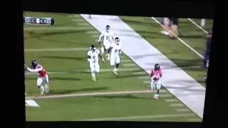 Ole Miss Jaylen Walton 91 YARD TD RUN IN EGG BOWL 2014!