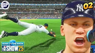 MLB The Show 25 Aaron Judge RTTS #2: Spectacular Catch in RF! - Gameplay PS5 4K 60fps