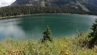 Lake Josephine in Glacier National Park August 2021