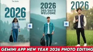 Gemini 2026 Happy New Year Photo Editing || Ai 2026 Photo Editing 