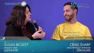 Interview Craig Sharp & Susan Beckett/Cochlear - Digital Health Summit Live Studio - #CES2019 #DHS19
