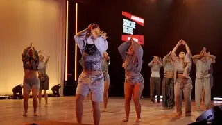 Performers College perform a Contemporary piece choreographed by Max Jarish at MOVE IT 2025