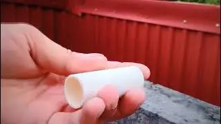 Wagner de Jesus mostra como consertar um cano com o isopor e cola; parte 04 de 04