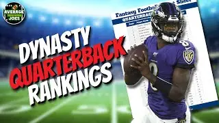 2022 Top 20 Fantasy Football Dynasty Quarterback Rankings