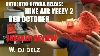 Nike Air Yeezy 2 Red October Sneaker Review + On Feet + Glow Test W/ Dj Delz