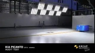 ANCAP AUDIT TEST: Kia Picanto (2016 - onwards) frontal offset test at 64km/h