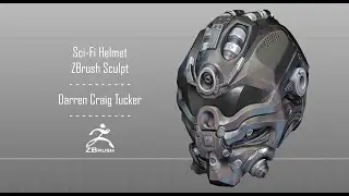 Sci-Fi Helmet ZBrush Sculpt Timelapse