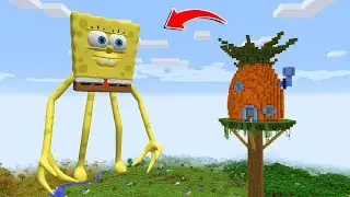 SURVIVING FROM SPONGEBOB INNYUME SMILEY'S 😱😱 in Minecraft - Minecraft Horror