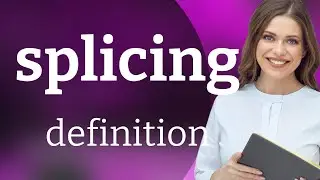 Splicing &mdash; what is SPLICING definition