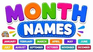 Months Name With Spelling | January February | Month Name | Spelling of Months #months #monthsname