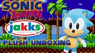 Распаковка плюшевой игрушки Jakks Pacific Classic Sonic