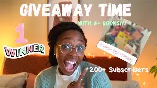 🎉 Bookish GIVEAWAY ❌CLOSED❌ 🎉 | 200+ Subs #booktube #reading #giveaway #fyp