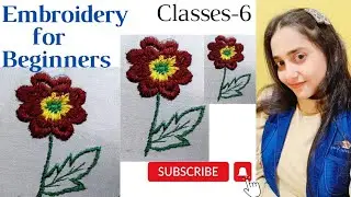 Shadow flower design with Machine embroidery for beginners in hindi 2022|SahisSheikh Embroidery 🪡