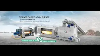 How to use Burner gasifier gasification biomass hot air generator Alu Melting?