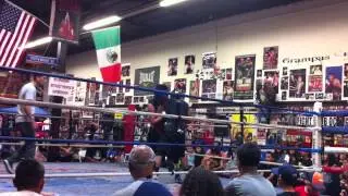 boxing sparring match