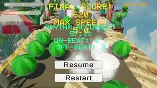 Summer Beat the Heat demo for Bezi Summer Rhythm Jam 2025
