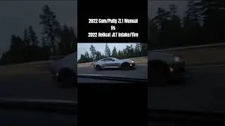 2022 Camaro ZL1 Manual vs 2022 Challenger Hellcat Auto
