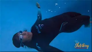 Swimming Underwater Wearing The Phelps AQUASKIN 2.0 Wetsuit In The Pool💦My Impressions & Information