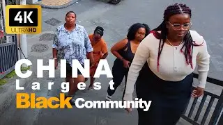 【4k】China’s largest black community｜Guangzhou Walk tour