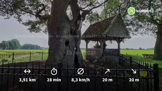 Komoot Fleringen - Kroezeboom en Havezathe Herinckhave 18-06-22