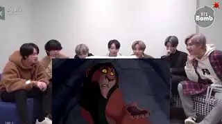 bts reaction lion king