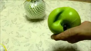 Areedy squishy jumbo apple scented