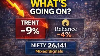 Why Nifty Fell Again on Jan 7 | Trent Crashes 9%, Reliance Drags Market