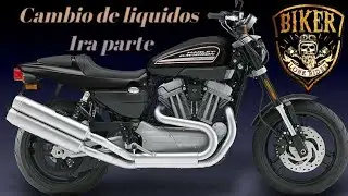 HARLEY DAVIDSON SPORTSTER XR1200 CAMBIO DE LIQUIDOS 1RA PARTE.
