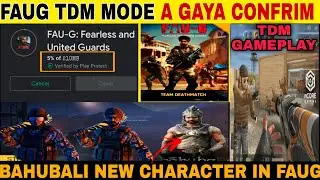 Faug New TDM Update🔥 | Faug Tdm Update A Gaya | Avs Gaming Yt