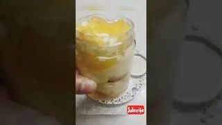 Mango Jar Cake | Eggless Mango Jar Cake|Mango Jar Cake Using 4 Ingredients|No Oven |No Bake| #shorts