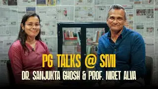 PG Talks @ SMI. MDes in Design-Led Innovation.  Prof. Niret Alva speaks to Dr. Sanjukta Ghosh