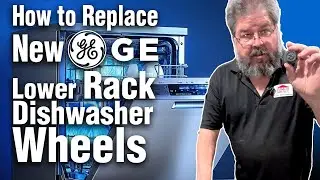 Как заменить колёсики нижней корзины в моей новой посудомоечной машине GE